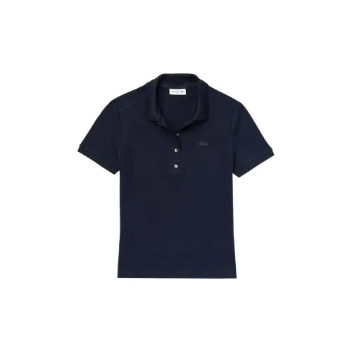 LACOSTE Polo Shirts Women's Navy Blue