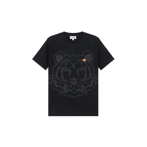 KENZO Classic Tiger Head T-Shirts Women's Black