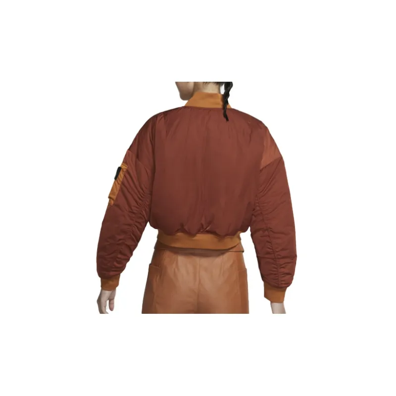 Jordan Puffer Jacket Winter Women's Dark Orange-1