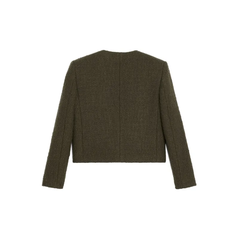 CELINE Jacket Women's Dark Khaki-1