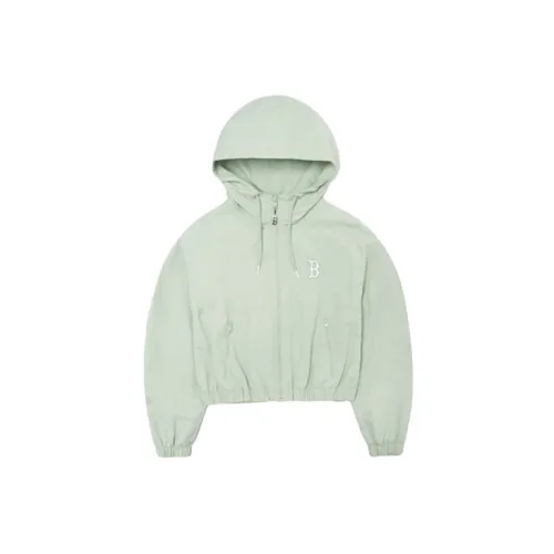 MLB Cropped Coats Women's Light Green