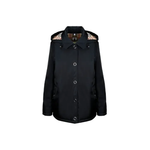 Burberry Trench Coats Women's Black