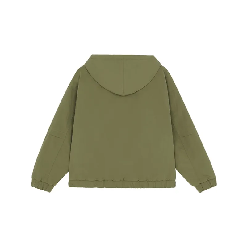 New Balance Jackets Women's Army Green-1