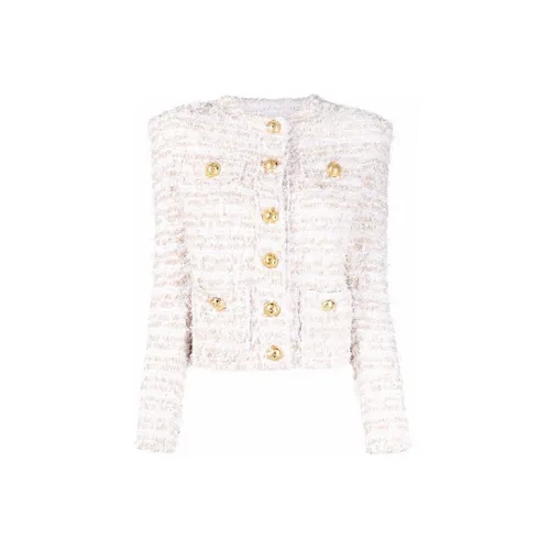 BALMAIN Jackets Women's Pink/White