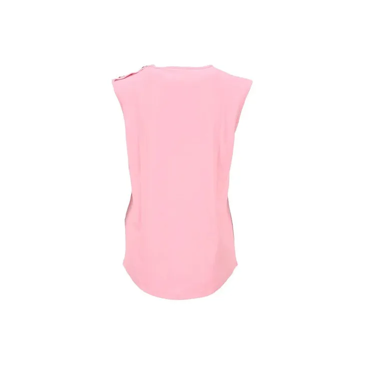 BALMAIN T-Shirts Women's Pink-1