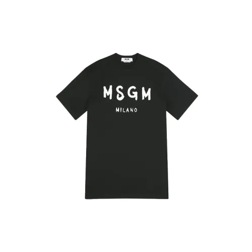 MSGM Logo-printed T-shirt Dress