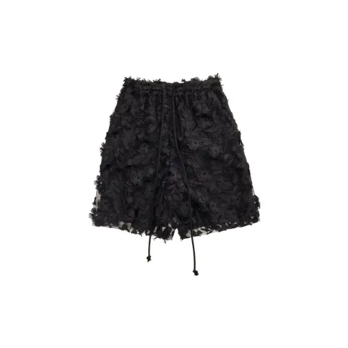 SONG FOR THE MUTE Casual Shorts Women's Black