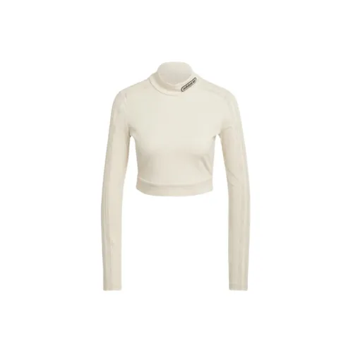 Adidas Originals Crop Tops Women's Yellow/White