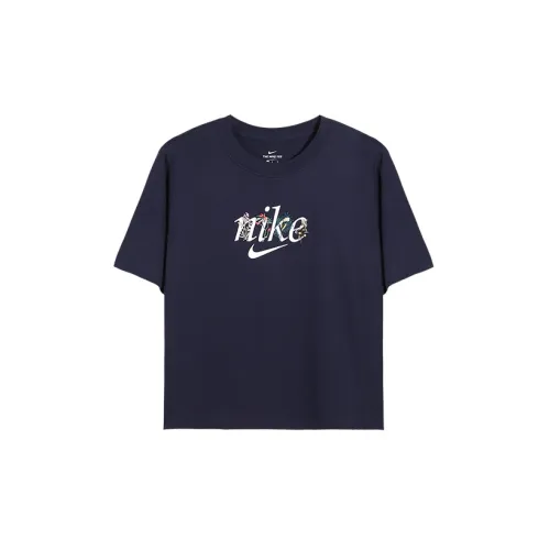 Nike T-Shirts Women's Navy Blue