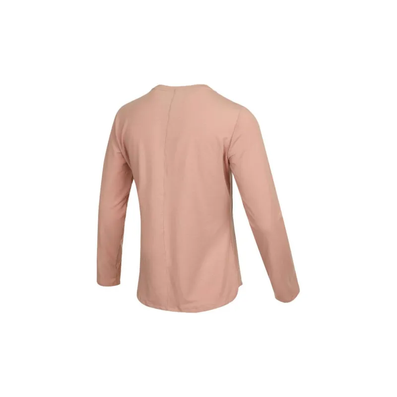 Nike Dri-FIT One Luxe Pullover Crewneck Long-Sleeve T-Shirt 'Rose Retro Gray'-1