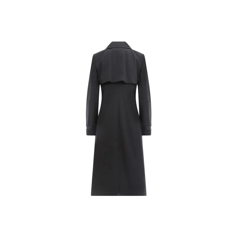 FENDI Trench Coats Women's Black-1