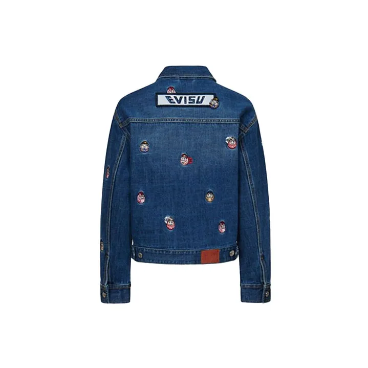 EVISU Denim Jacket Women's Blue-1