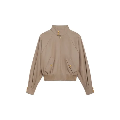 CELINE Jackets Women's Camel