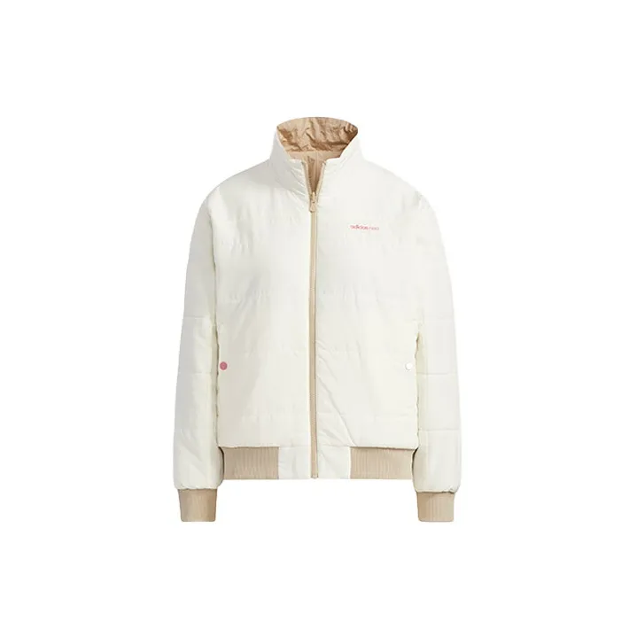 Adidas Neo Puffer Jacket Winter Women's Gray Stone Khaki Brown-1