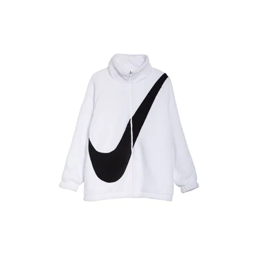 Nike Velvet Jackets Women's White