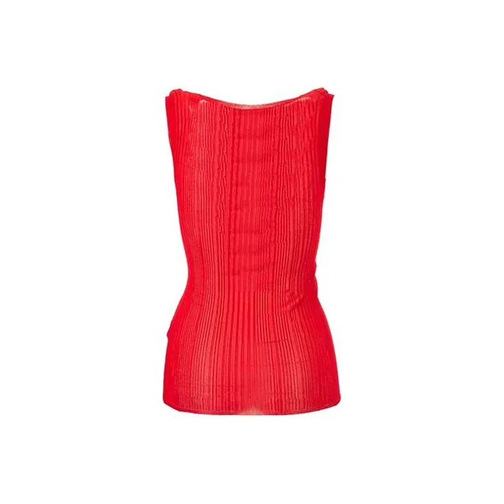 Givenchy Sheer Tank Top 'Red' From The Closet Of Lexie Liu-1