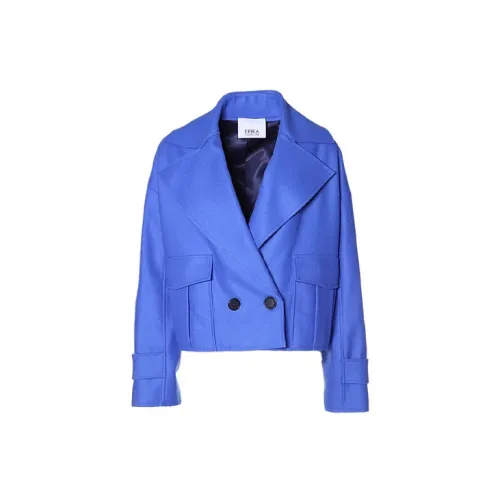 ERIKA CAVALLINI Coats Women's Blue