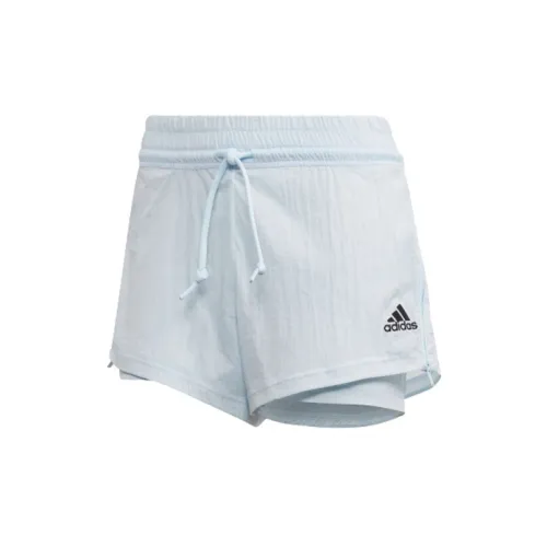 Adidas Casual Shorts Women's Light Sky Blue