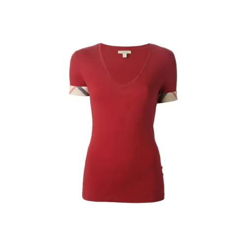 Burberry T-Shirts Women's Red