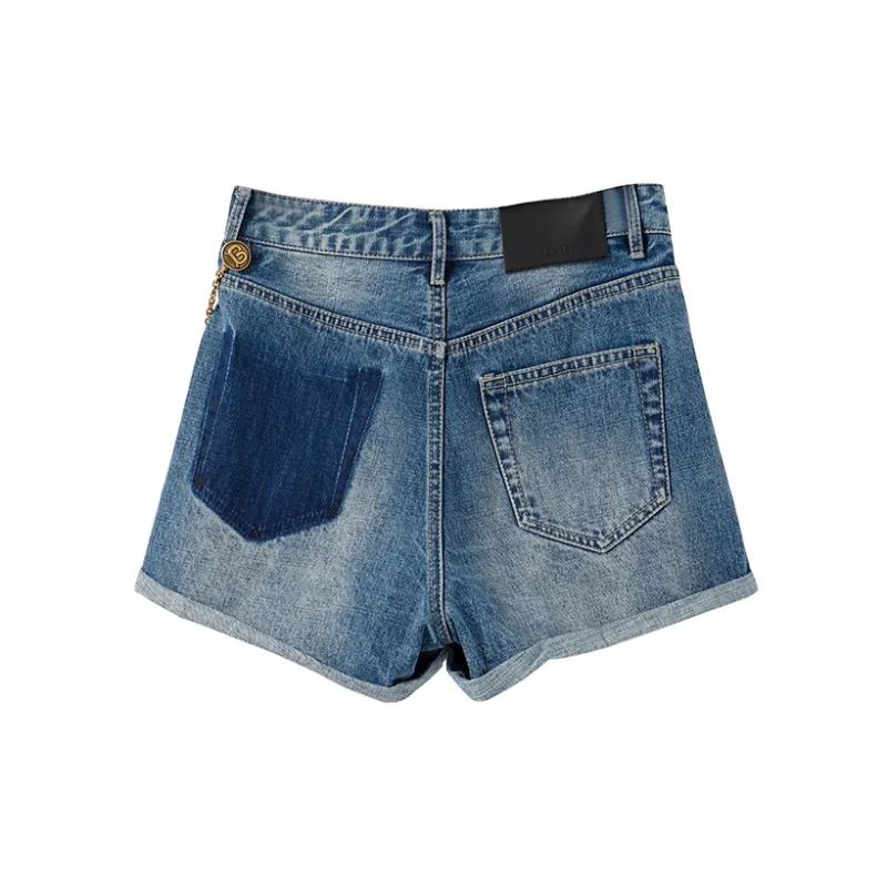YUMOMO STAR Denim Shorts Women's-1