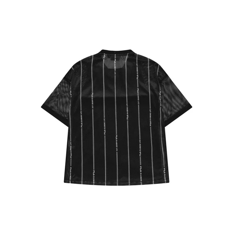 FILA FUSION Batwing Sleeve T Shirt Women's Black-1