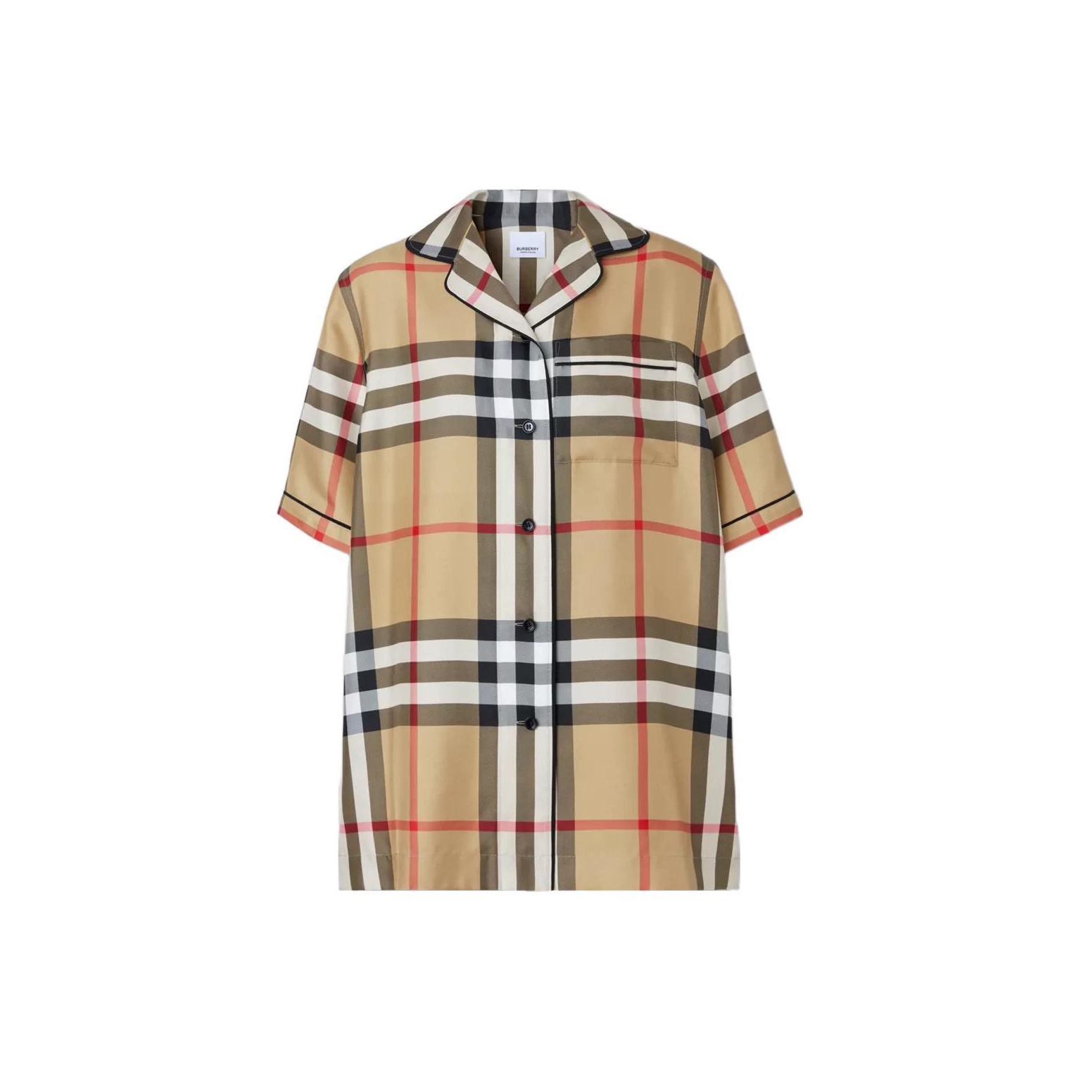 bebcdrshop trends burberry pajama shirt POIZON