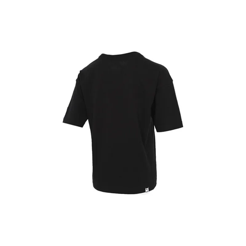 PUMA T Shirts Women's Black-1