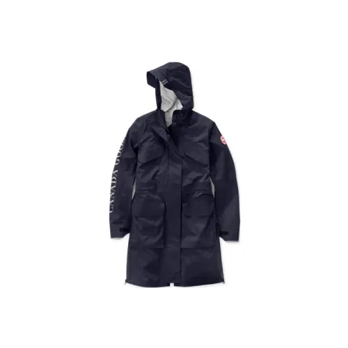 Canada Goose Trench Coats Women's Dark Blue