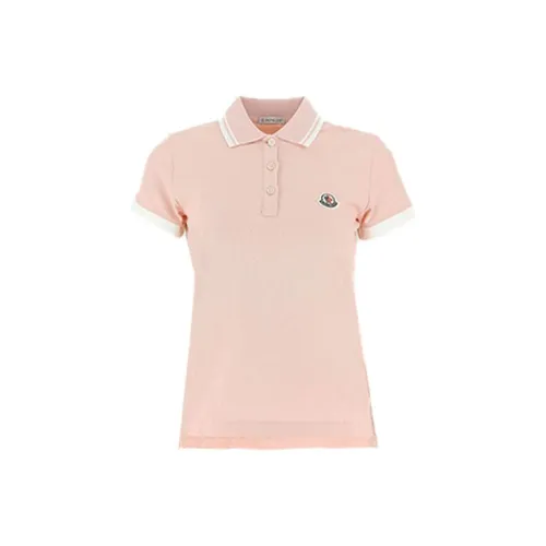 Moncler Polo Shirts Women's Pink