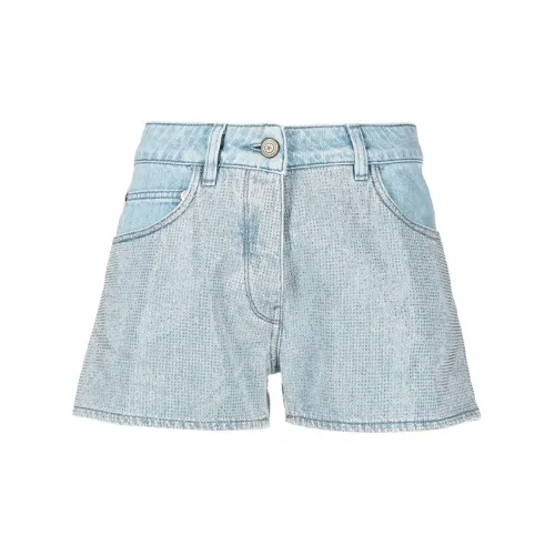 Golden Goose Stud Detail Denim Shorts