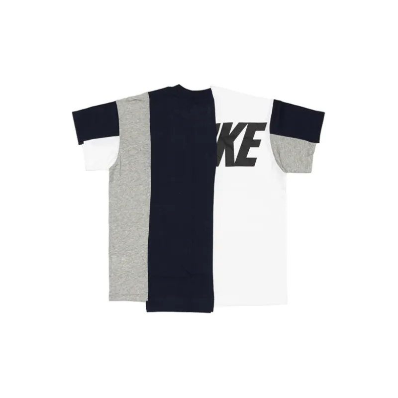 Nike X Sacai Tee Grey/Navy-1