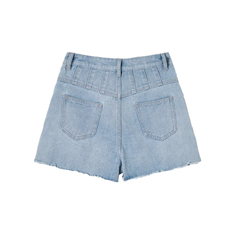MEETLADY Denim Shorts Women's-1