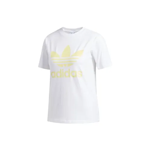 Adidas Originals TREFOIL TEE T-Shirts Women's White