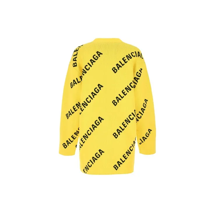 Balenciaga FW21 Sweater Women's Yellow-5