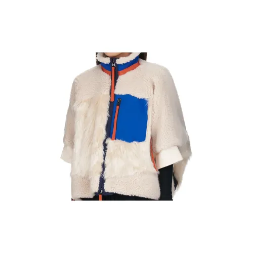 Sacai Velvet Jackets Women's White