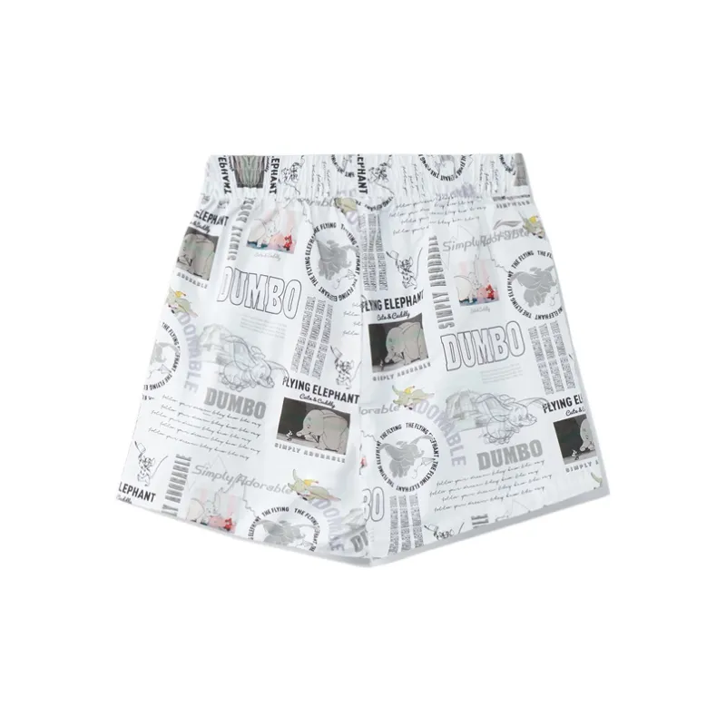 LiNing x Disney Casual Shorts Women's White-1