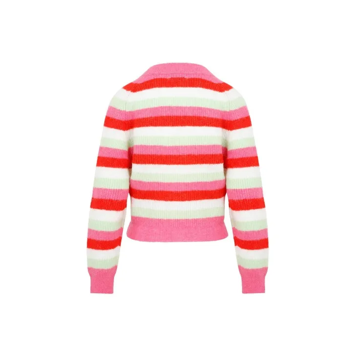 GANNI SS22 Loose Fit Sweater Women's Pink-1