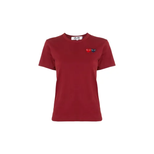 CDG Play T-Shirts Women's Red