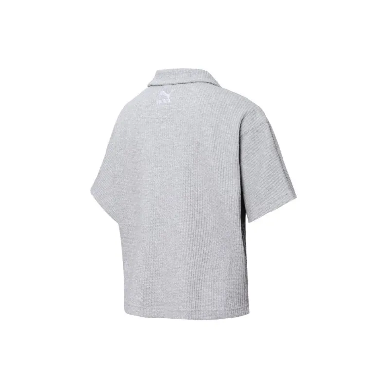 PUMA Polo Shirts Women's Gray-1