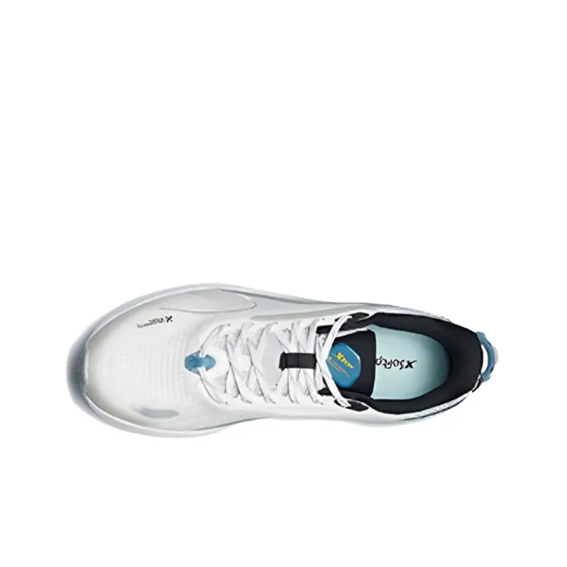 XTEP Tengyue Breathable Low Top Running Shoes Men's White Blue-2