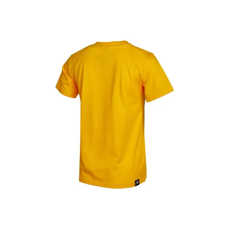Adidas Set in Sleeve T Shirt Women's Yellow-1