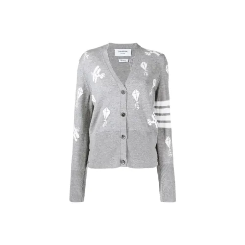 THOM BROWNE Cashmere Sweaters Women's Gray