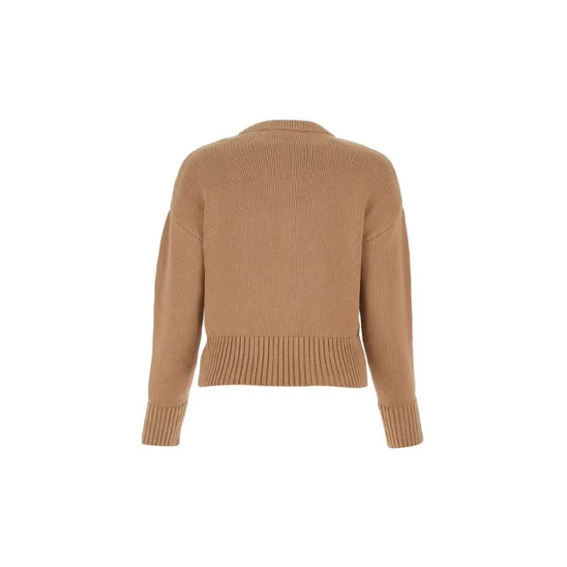 AMIPARIS Paris Ami De Coeur V-Neck Knitted Jumper-1