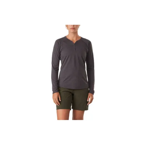 Arcteryx KADEM T-Shirts Women's Black Gray Color/Black Heather