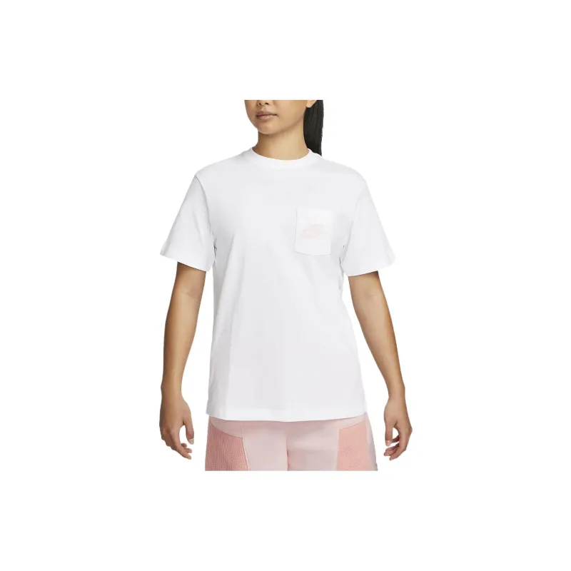 Nike Sportswear Women's Pocket T-Shirt White-1