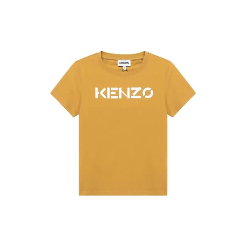 KENZO T-Shirts Women's Gold Bowl Multicolor