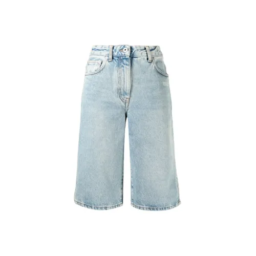 OFF-WHITE FW21 Denim Shorts Women's Blue