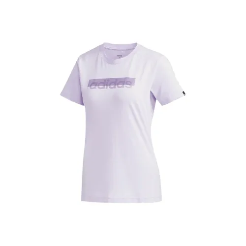 Adidas T-Shirts Women's Purple