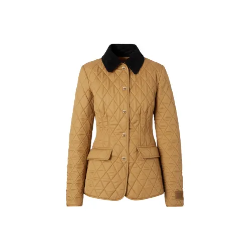 Burberry Puffer Jackets Women's Camel