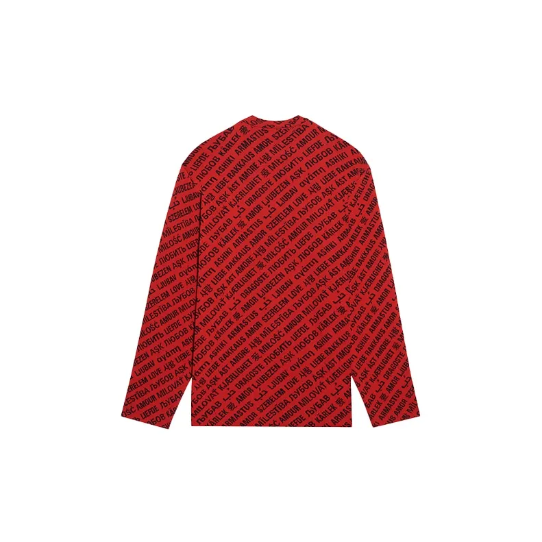 Balenciaga SS21 Sweater Women's Red-1